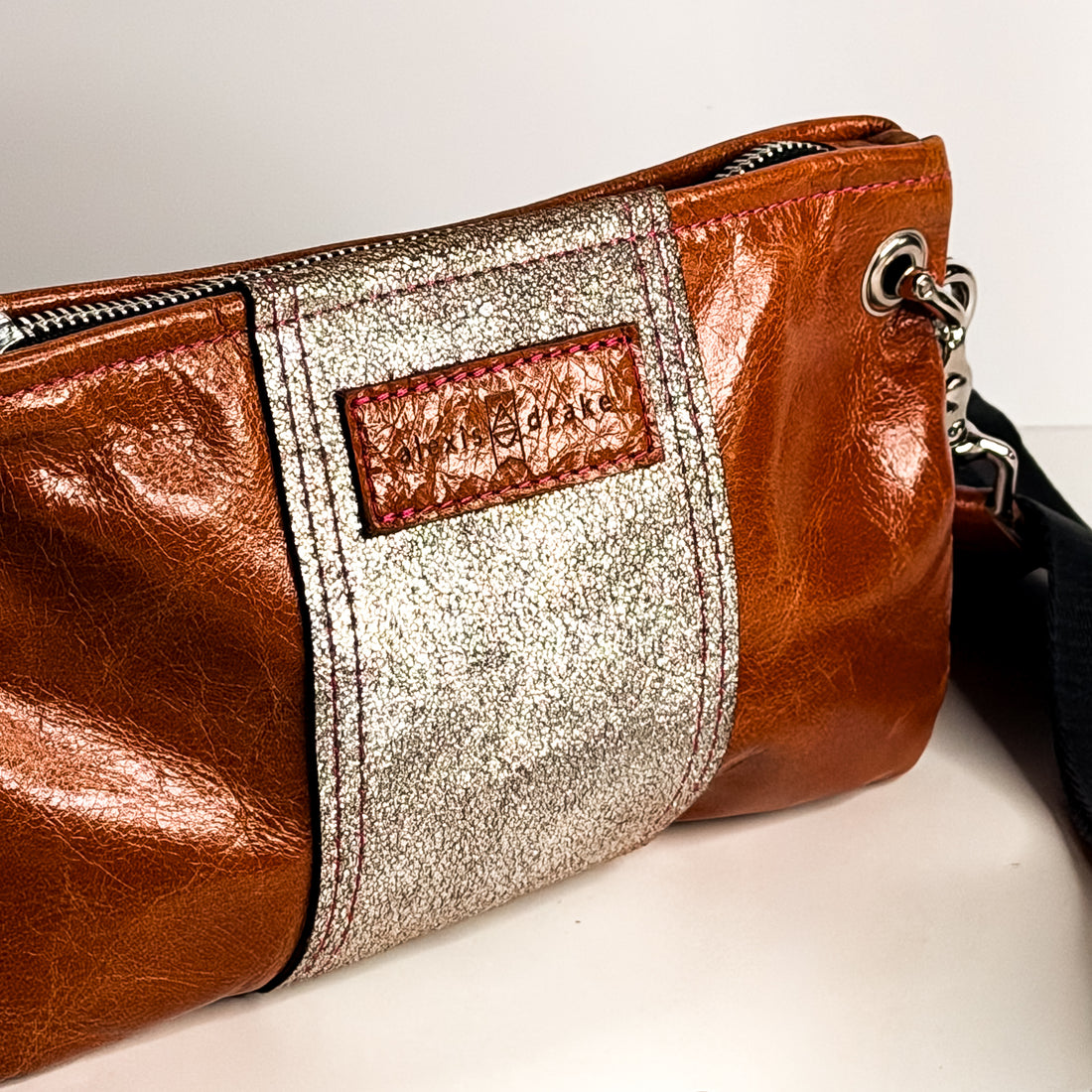 Rodeo Collection | Belt Bag Clutch + Crossbody | Whiskey + Sparkle