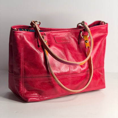 Color Theory Collection | Nellie Satchel + Crossbody | Wild Berry