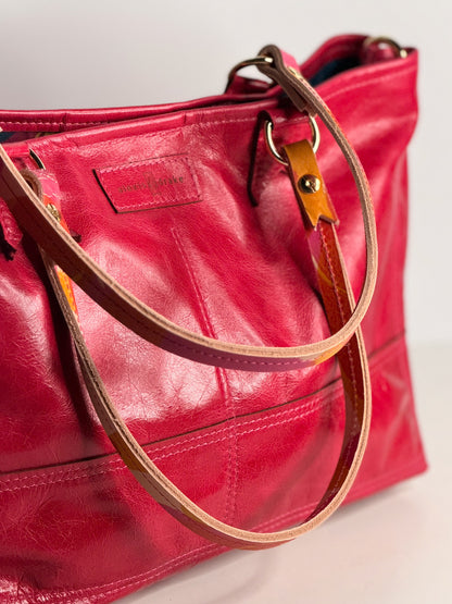 Color Theory Collection | Nellie Satchel + Crossbody | Wild Berry