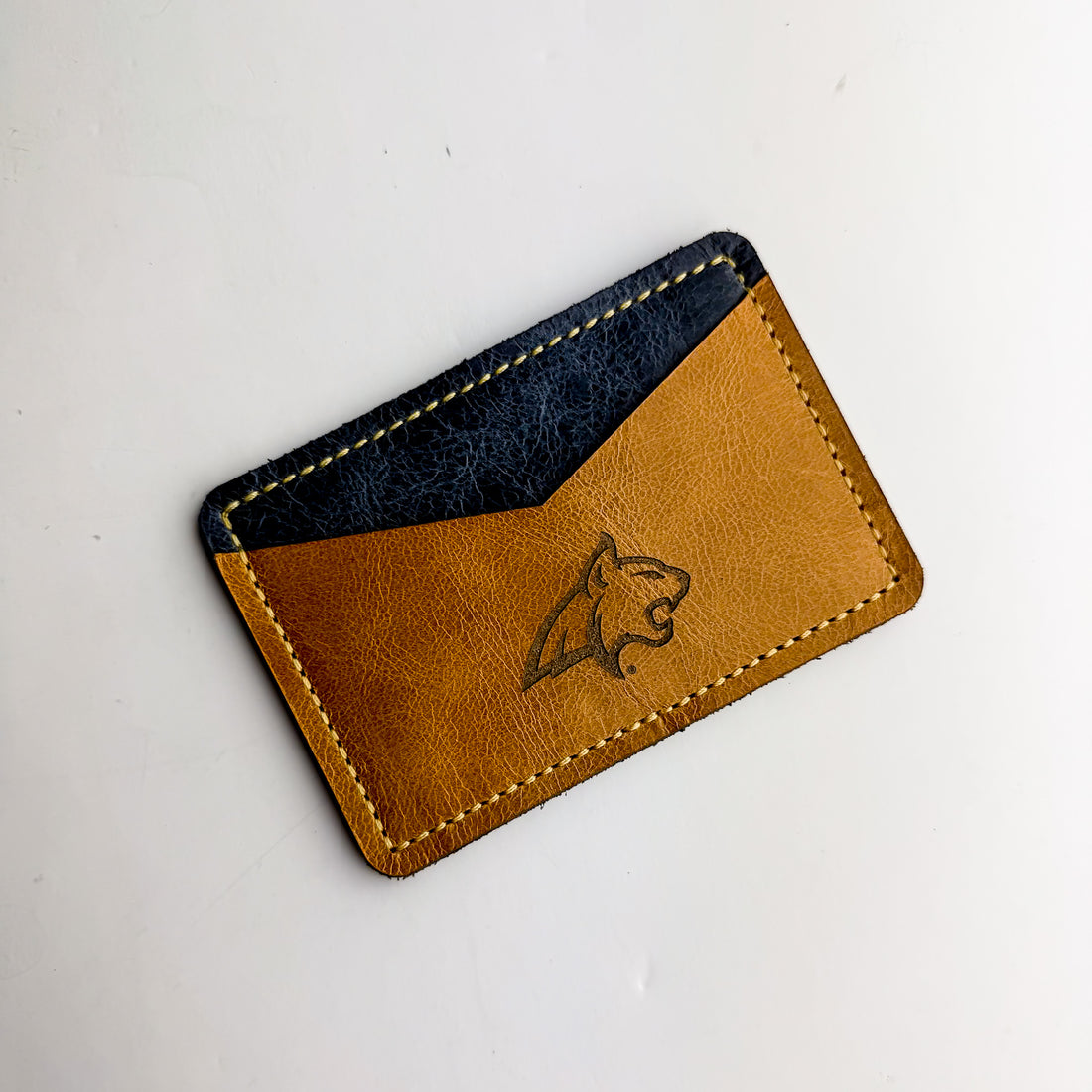 Montana State University | Card Holder | Navy + Butter