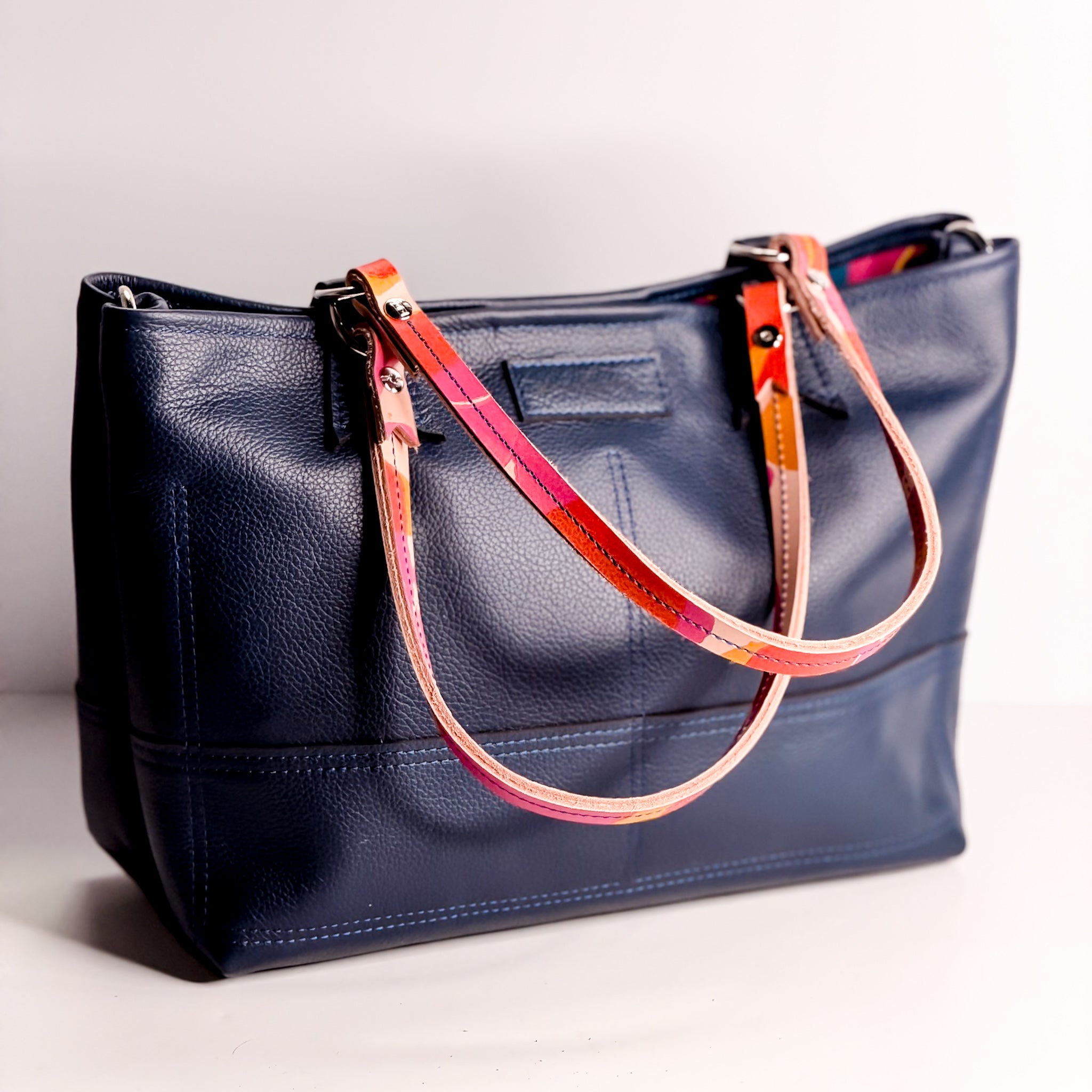 Color Theory Collection | Nellie Satchel + Crossbody | Midnight Navy