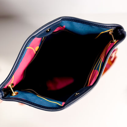Color Theory Collection | Tivoli Shoulder Tote | Midnight Navy