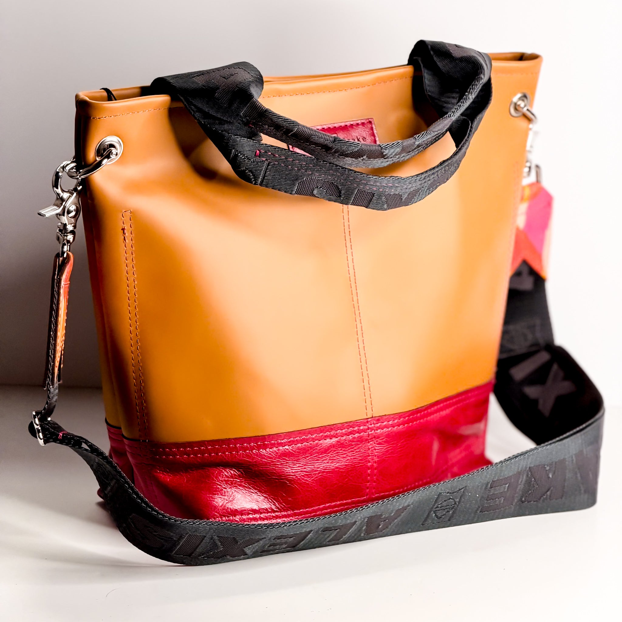 Pre-Order | Color Theory Collection | Tivoli Shoulder Tote | Mustard + Wild Berry