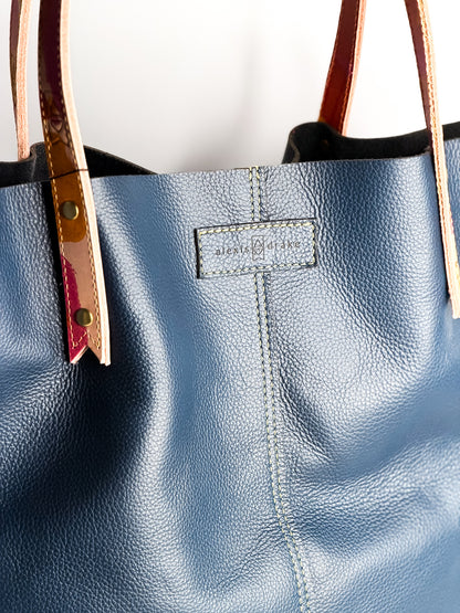 Color Theory Collection | Market Tote | Midnight Navy