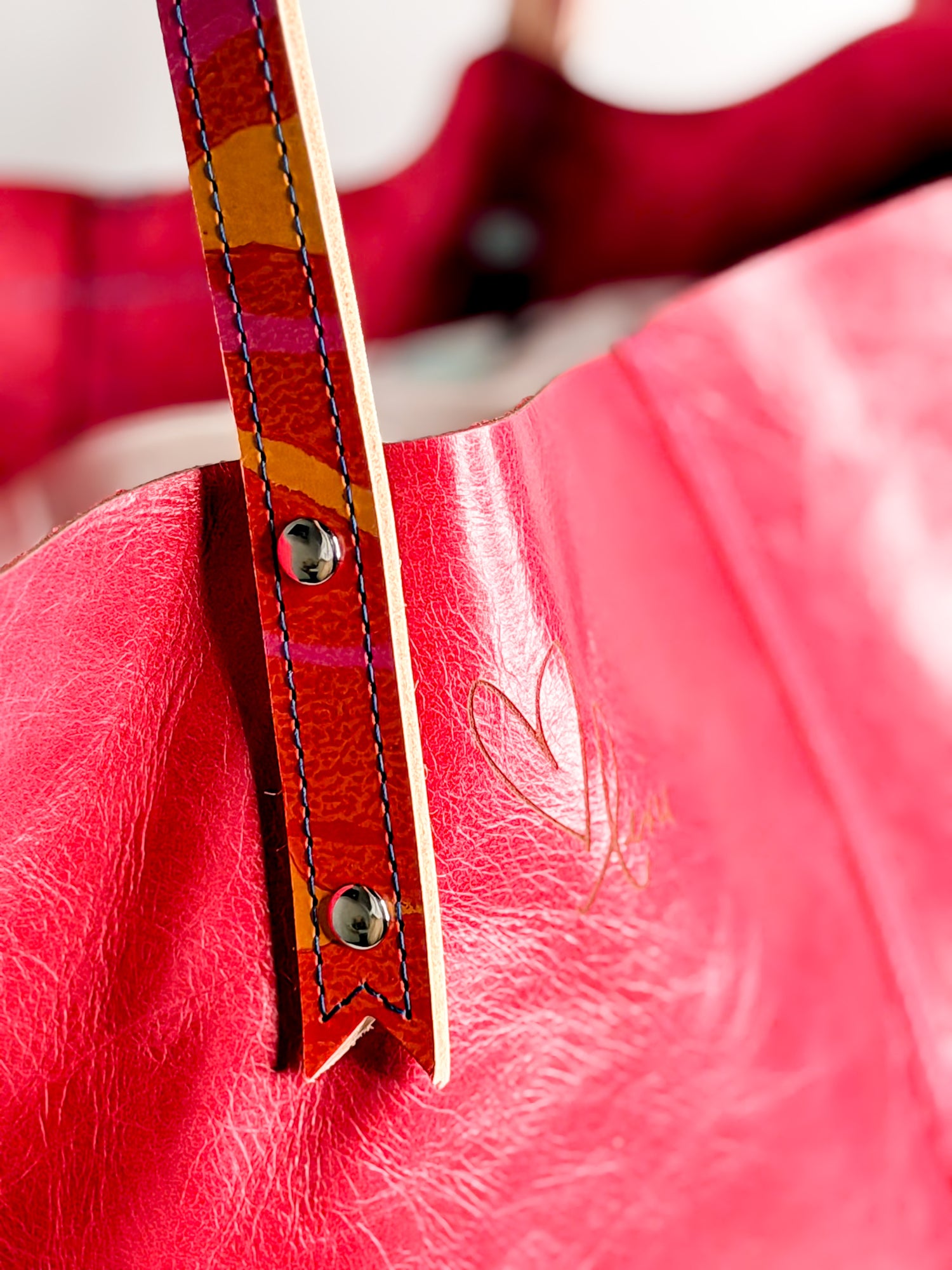Color Theory Collection | Market Tote | Wild Berry