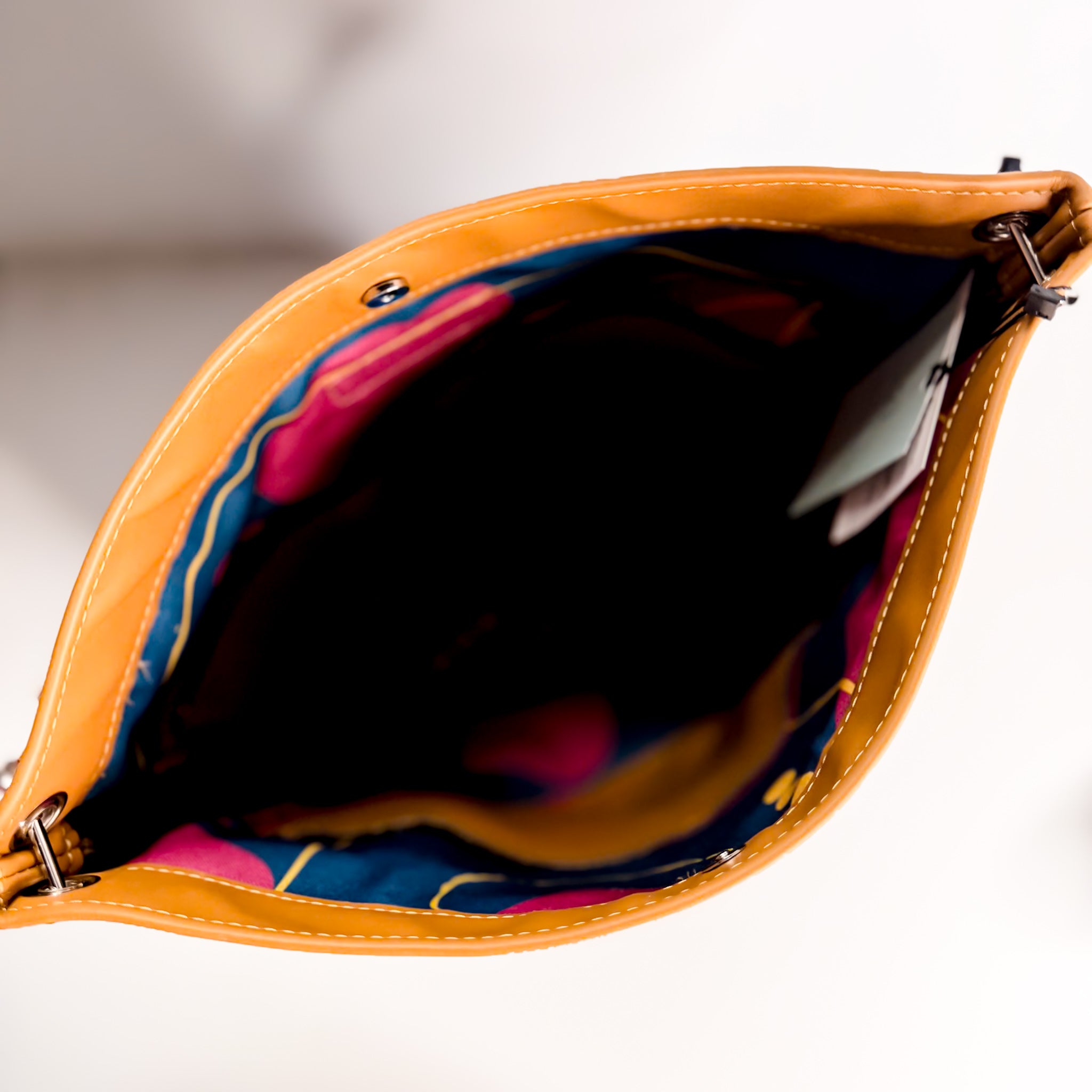 Color Theory Collection | Train Shoulder Tote | Mustard + Midnight Navy