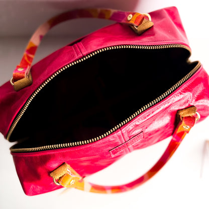 Pre-Order | Color Theory Collection | Eliza Traveler Tote | Wild Berry