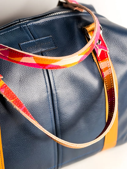 Color Theory Collection | Eliza Traveler Tote | Midnight Navy