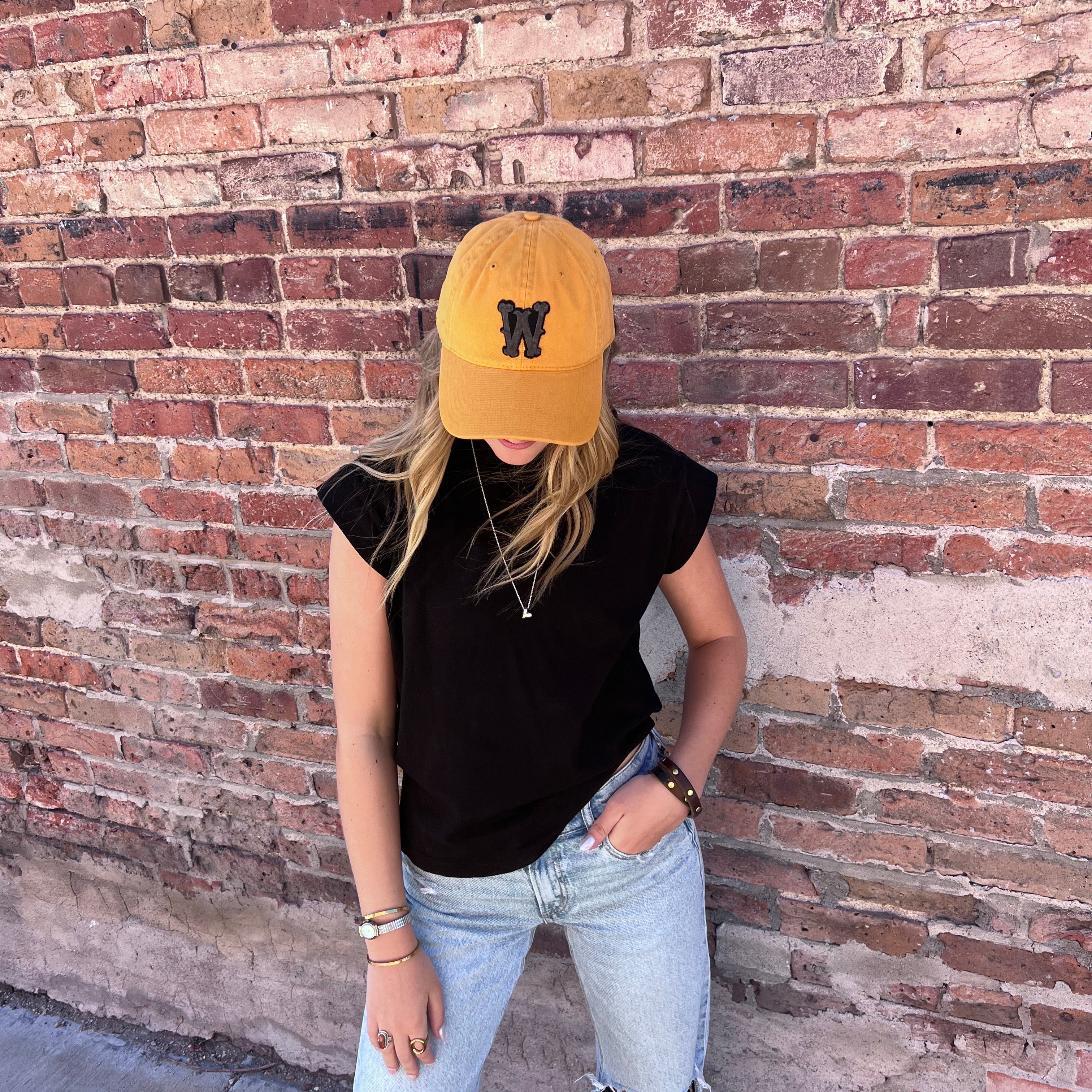 Dad Cap | Heritage W | Mustard