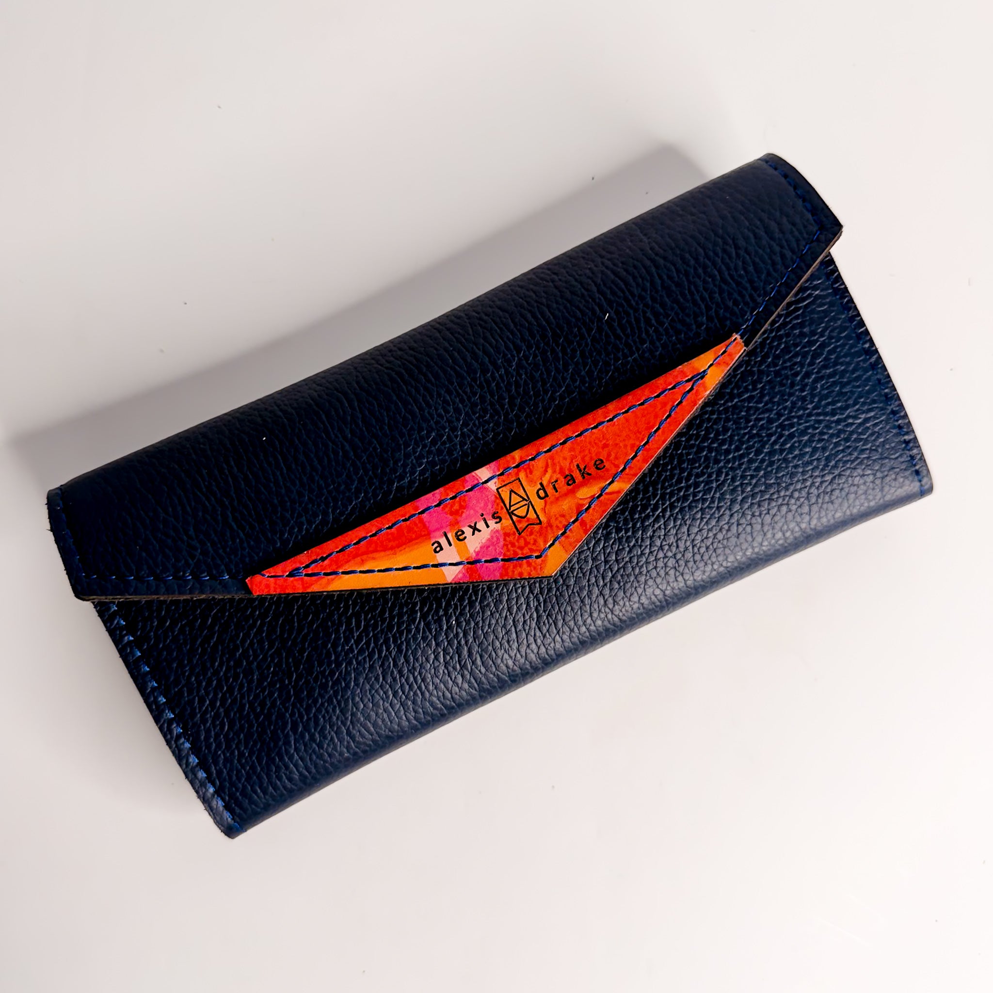 Color Theory Collection | Genevieve Wallet | Midnight Blue