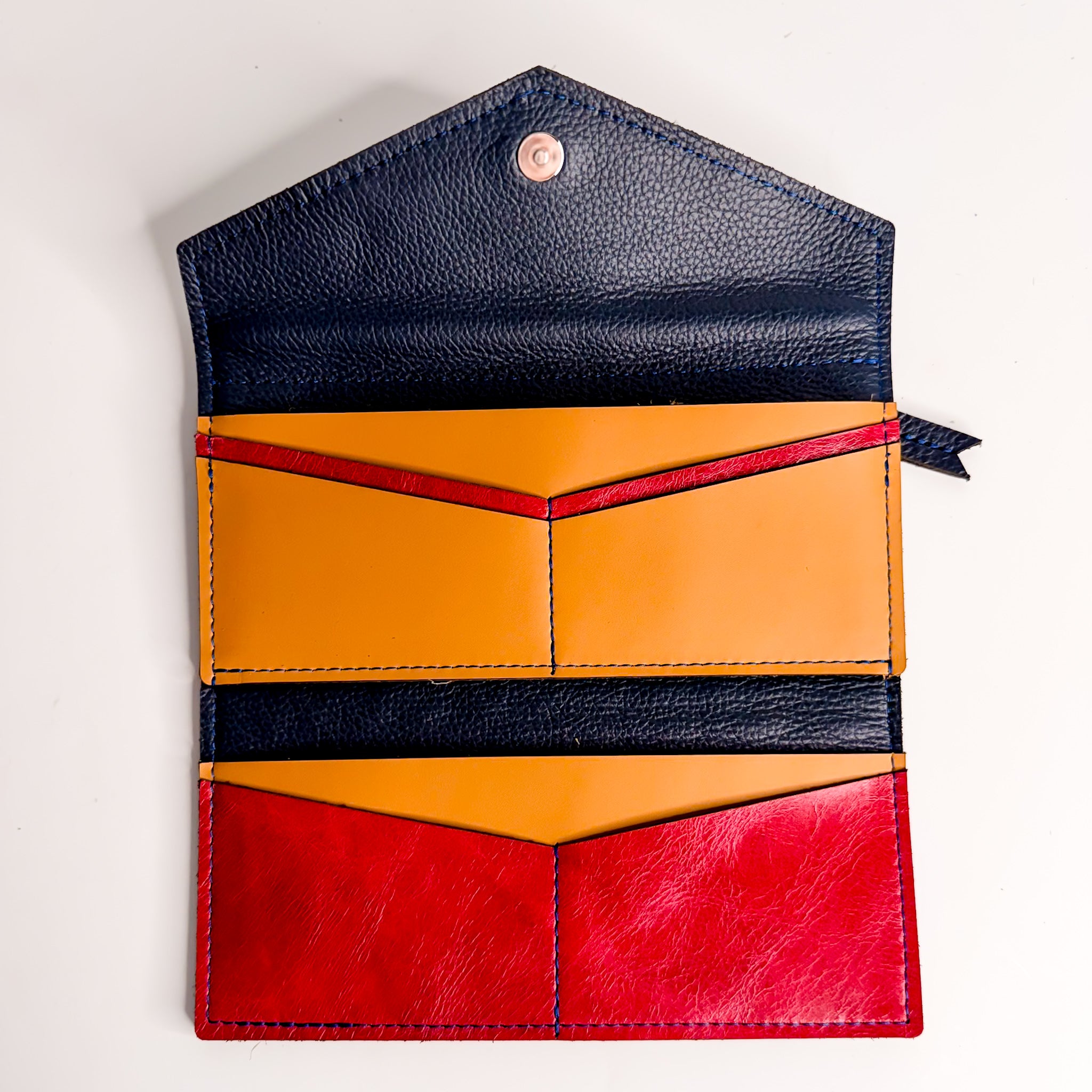 Color Theory Collection | Genevieve Wallet | Midnight Blue