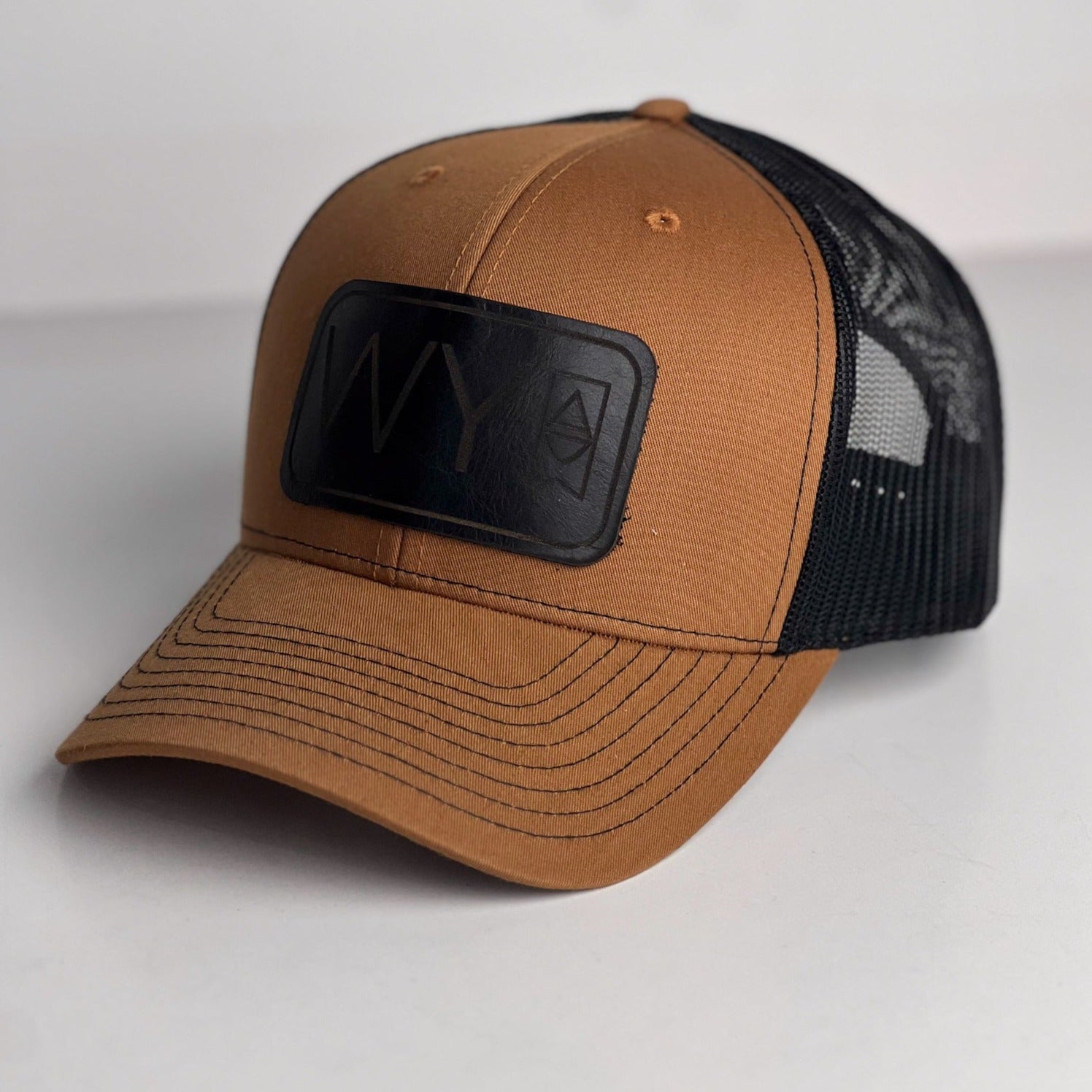 WY Trucker Hat | Whiskey