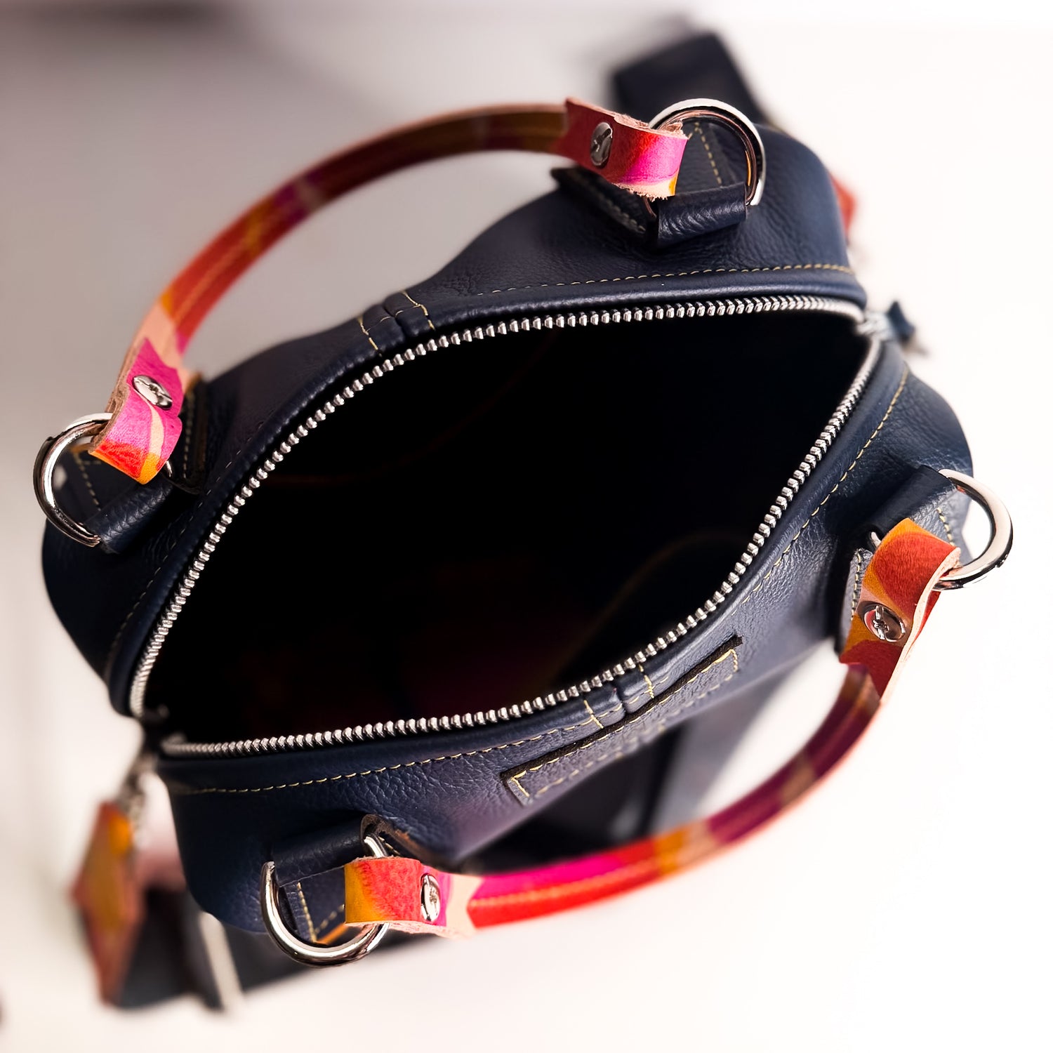 Color Theory Collection | Dolly Satchel + Crossbody | Midnight Navy