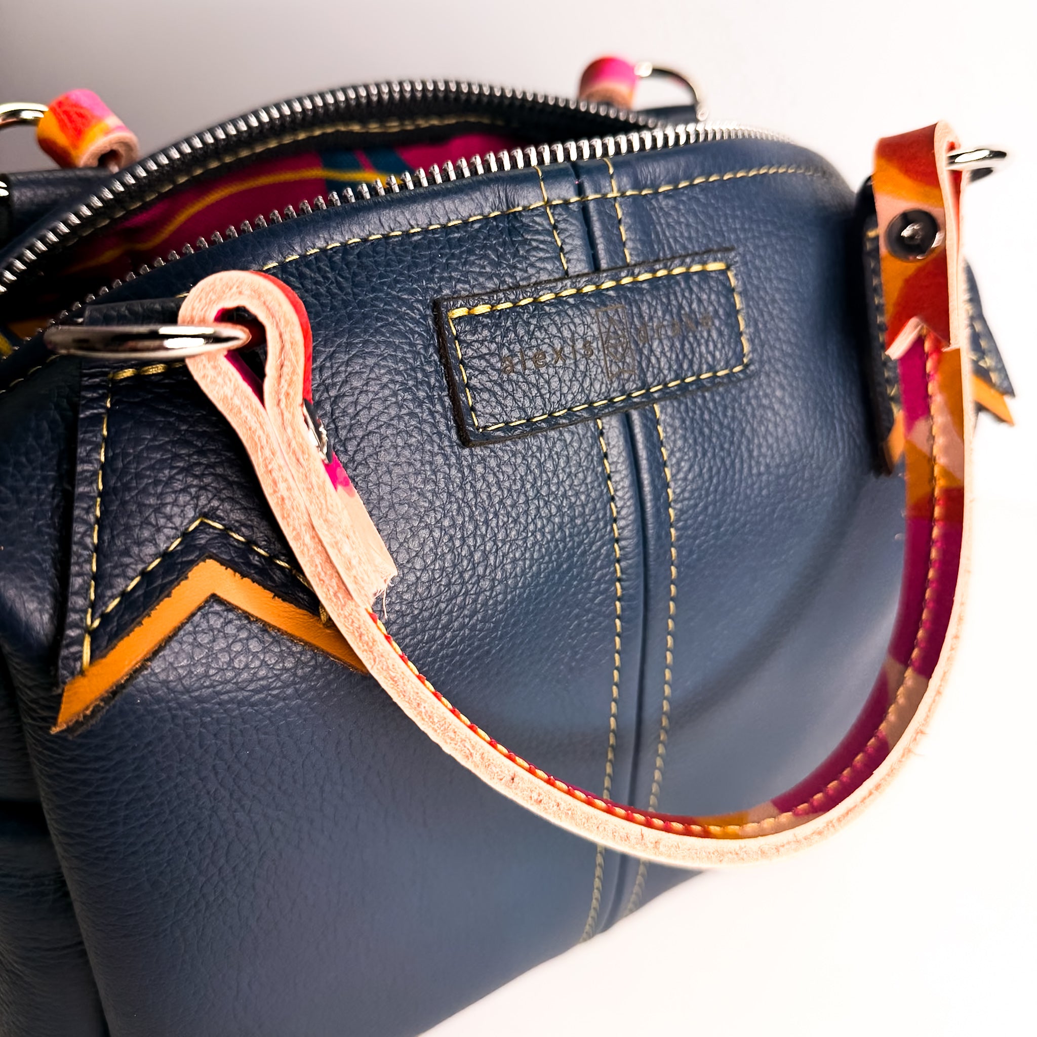 Color Theory Collection | Dolly Satchel + Crossbody | Midnight Navy