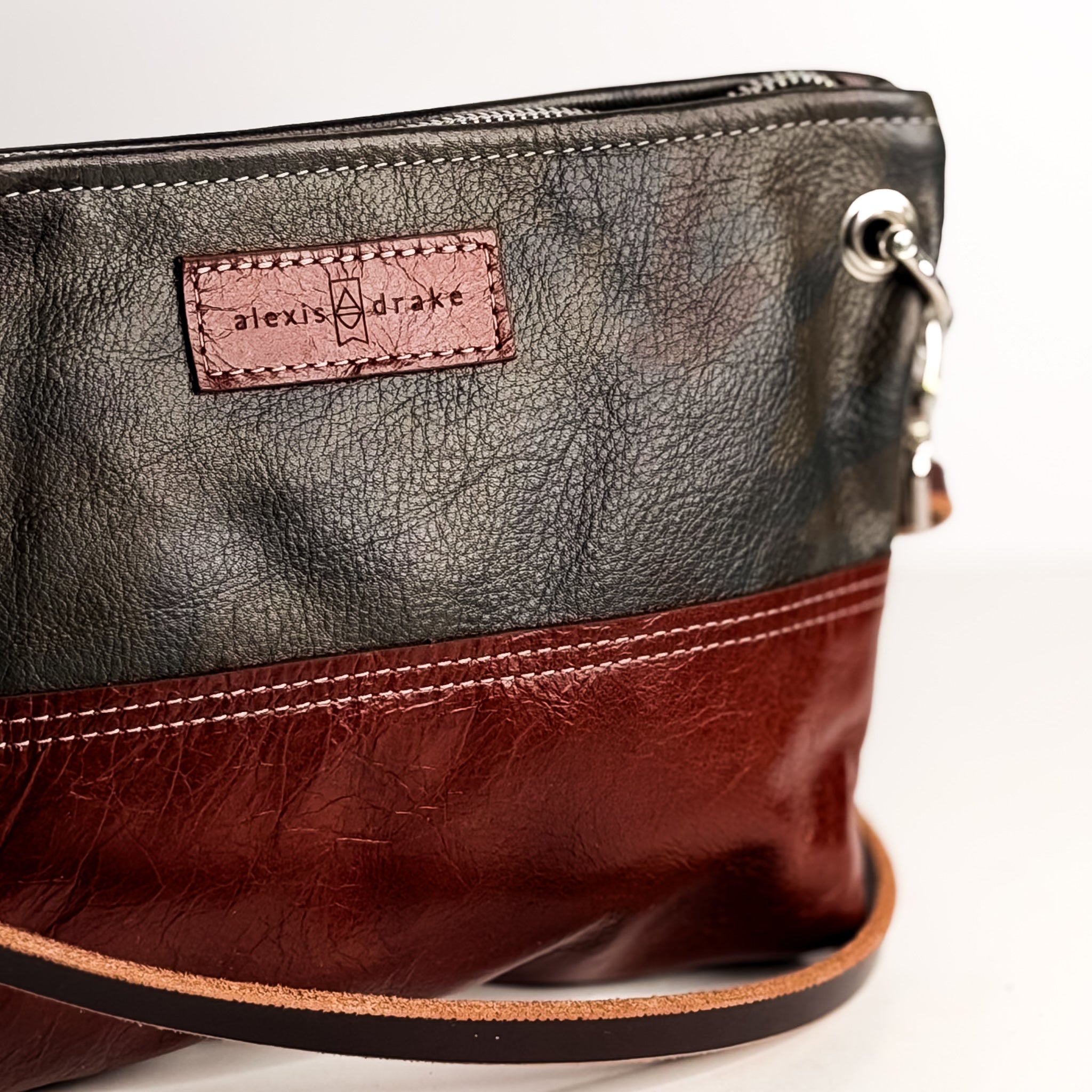 Open Range Collection | Tourist Crossbody | Camo + Rust
