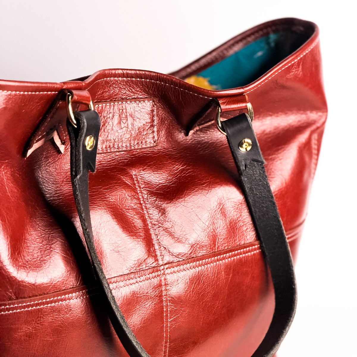Open Range Collection | 9 to 5 Shoulder Tote | Rust