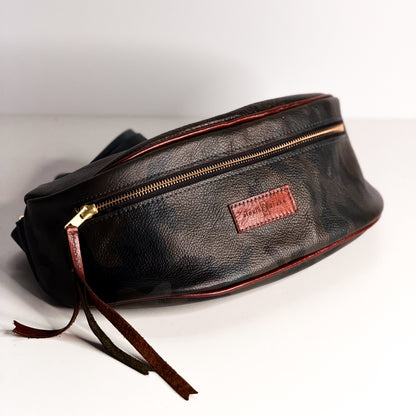 Open Range Collection | Louie Fanny Crossbody | Camo + Rust