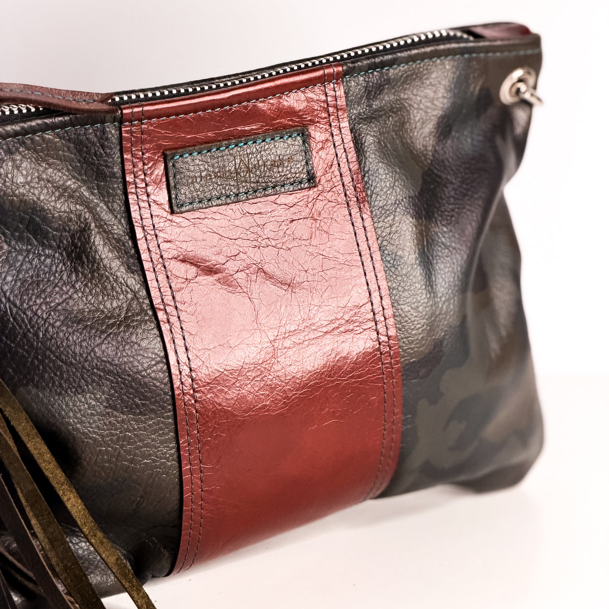 Open Range Collection | Jackie Wristlet + Crossbody | Camo + Rust
