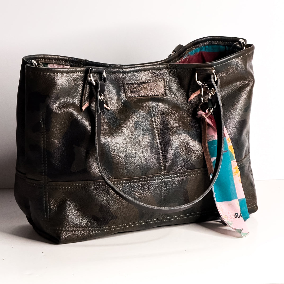 Open Range Collection | Nellie Satchel + Crossbody | Camo