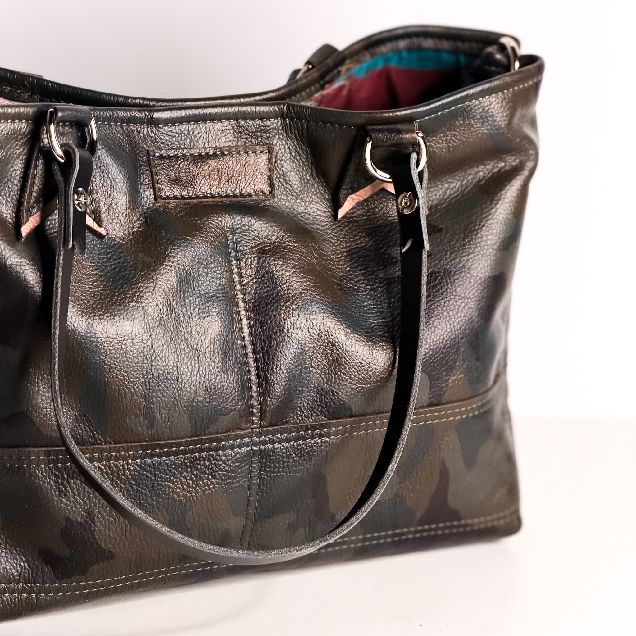 Open Range Collection | Nellie Satchel + Crossbody | Camo