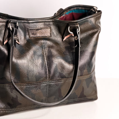 Open Range Collection | Nellie Satchel + Crossbody | Camo