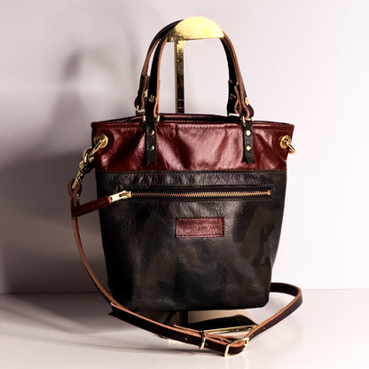 Open Range Collection | Amika Satchel + Crossbody | Rust + Camo