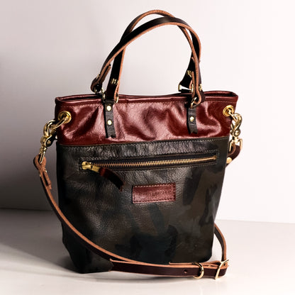Open Range Collection | Amika Satchel + Crossbody | Rust + Camo
