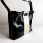 Holiday Collection | 9 to 5 Shoulder Tote | Obsidian + Platinum