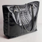 Holiday Collection | 9 to 5 Shoulder Tote | Obsidian + Diamond
