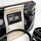 Holiday Collection | Belt Bag Clutch + Crossbody | Obsidian + Platinum