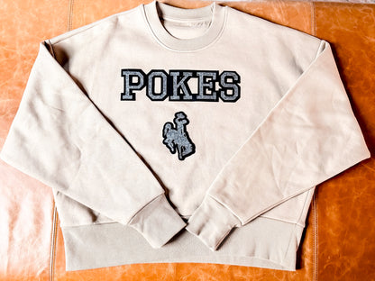 Steamboat Collection | Cropped Crewneck | Tan