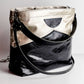 Holiday Collection | Eleanor Shoulder Tote + Crossbody | Platinum + Obsidian
