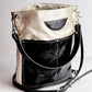 Holiday Collection | Train Shoulder Tote + Crossbody | Platinum + Obsidian