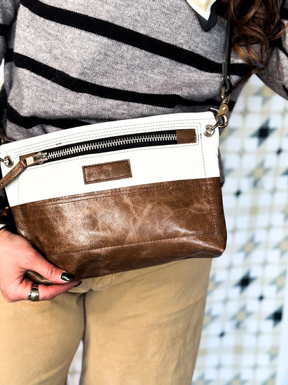 Blank Canvas Collection | Sophie Crossbody | Gallery White + Clay