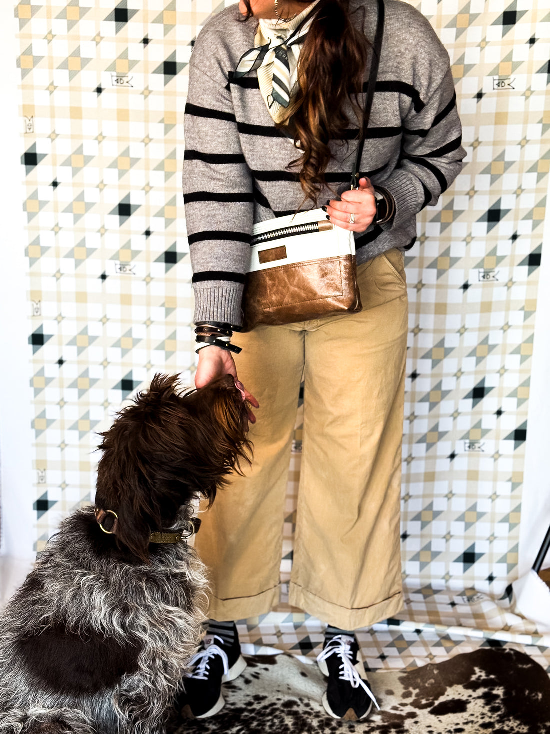 Blank Canvas Collection | Sophie Crossbody | Gallery White + Clay