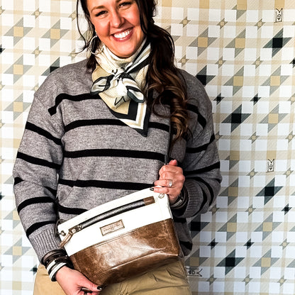 Blank Canvas Collection | Sophie Crossbody | Gallery White + Clay