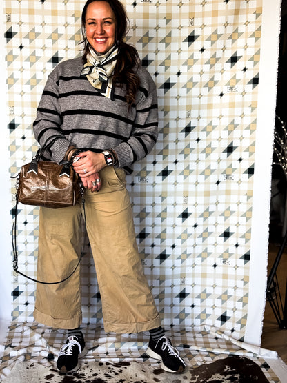 Blank Canvas Collection | Dolly Satchel + Crossbody | Clay