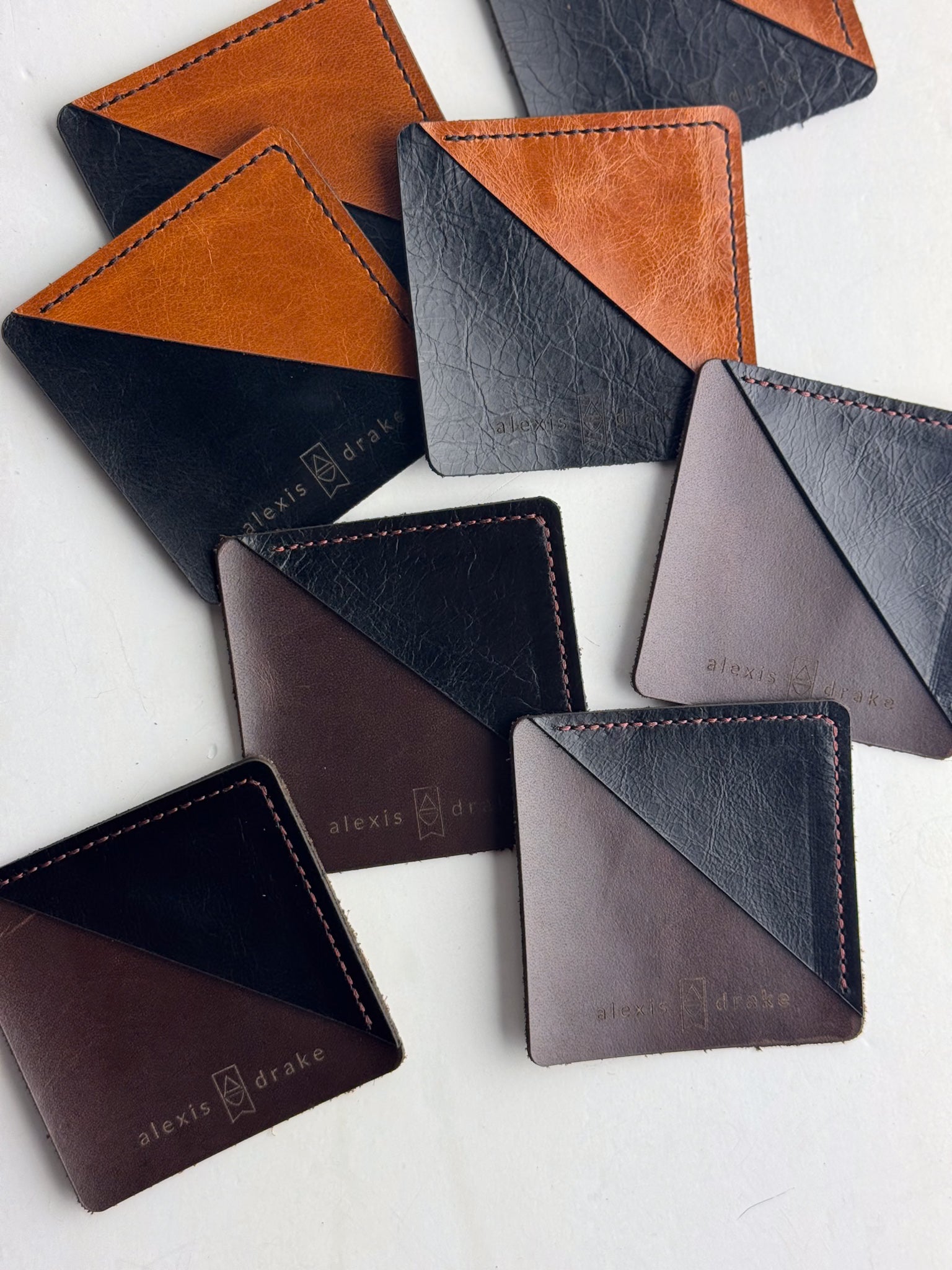 Home Collection | Leather Stitched Bookmark | Various Colors