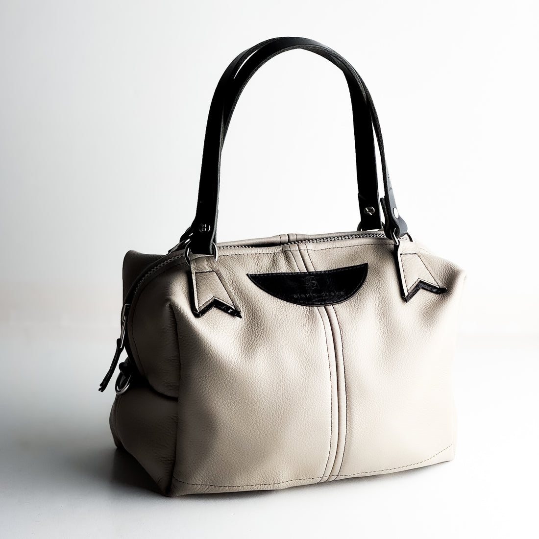 Everyday Collection | Ruthie Satchel + Shoulder Tote | Stone Gray
