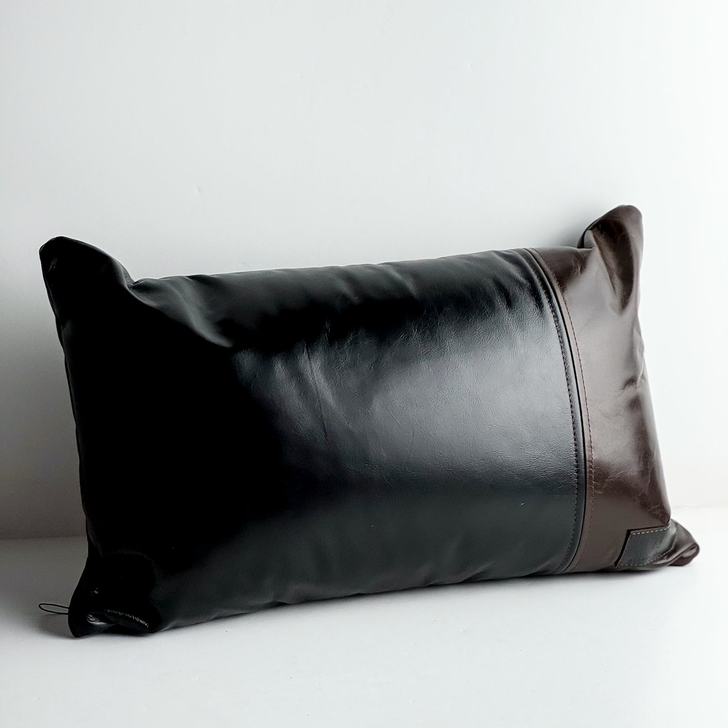 Home Collection | Small Lumbar Pillow | Black + Rocky