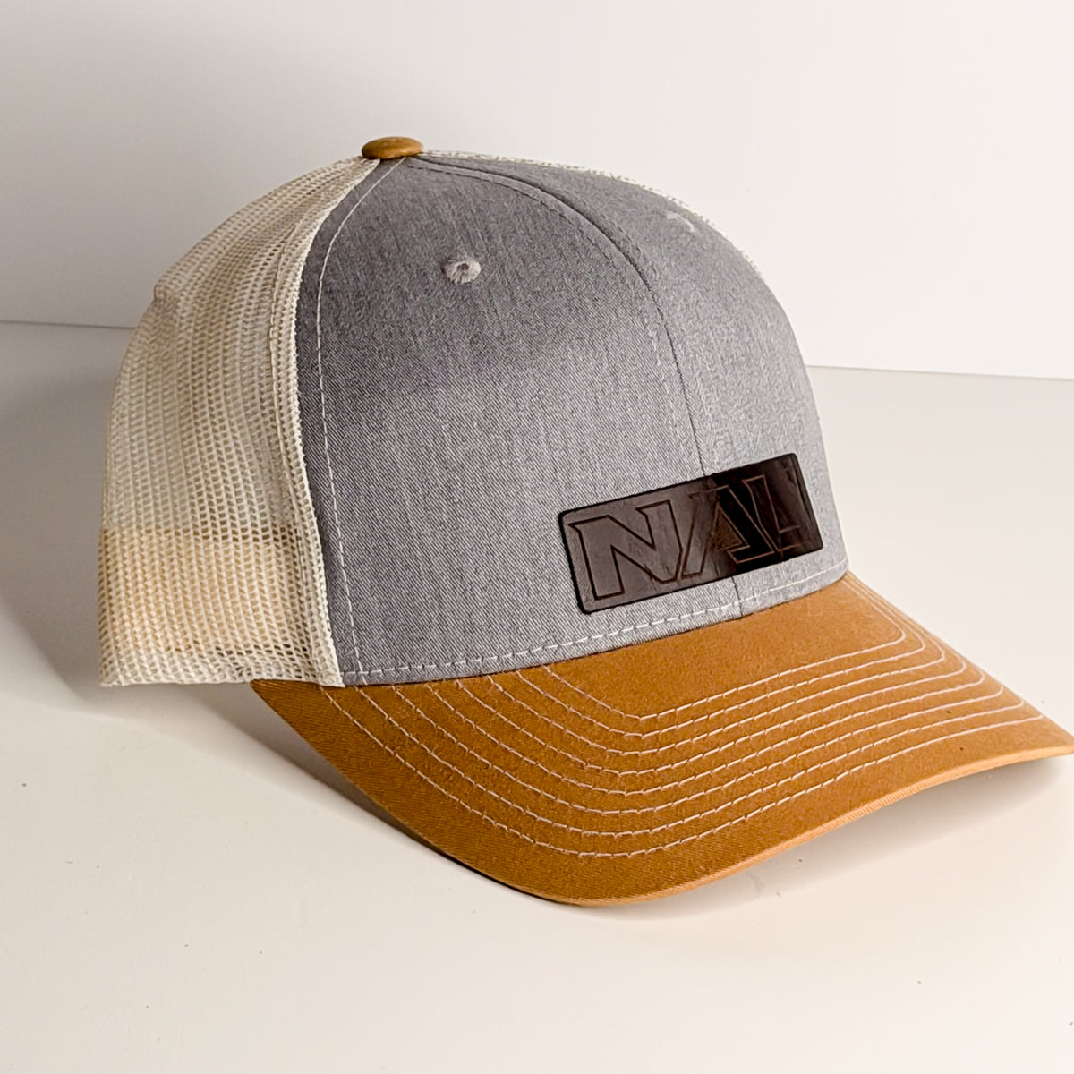 Northern Arizona University Collection | Yellow + Gray Trucker Hat | NAU