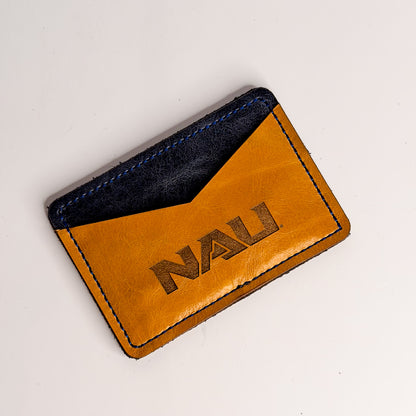 Northern Arizona University Collection | Card Holder | Mustard + Navy