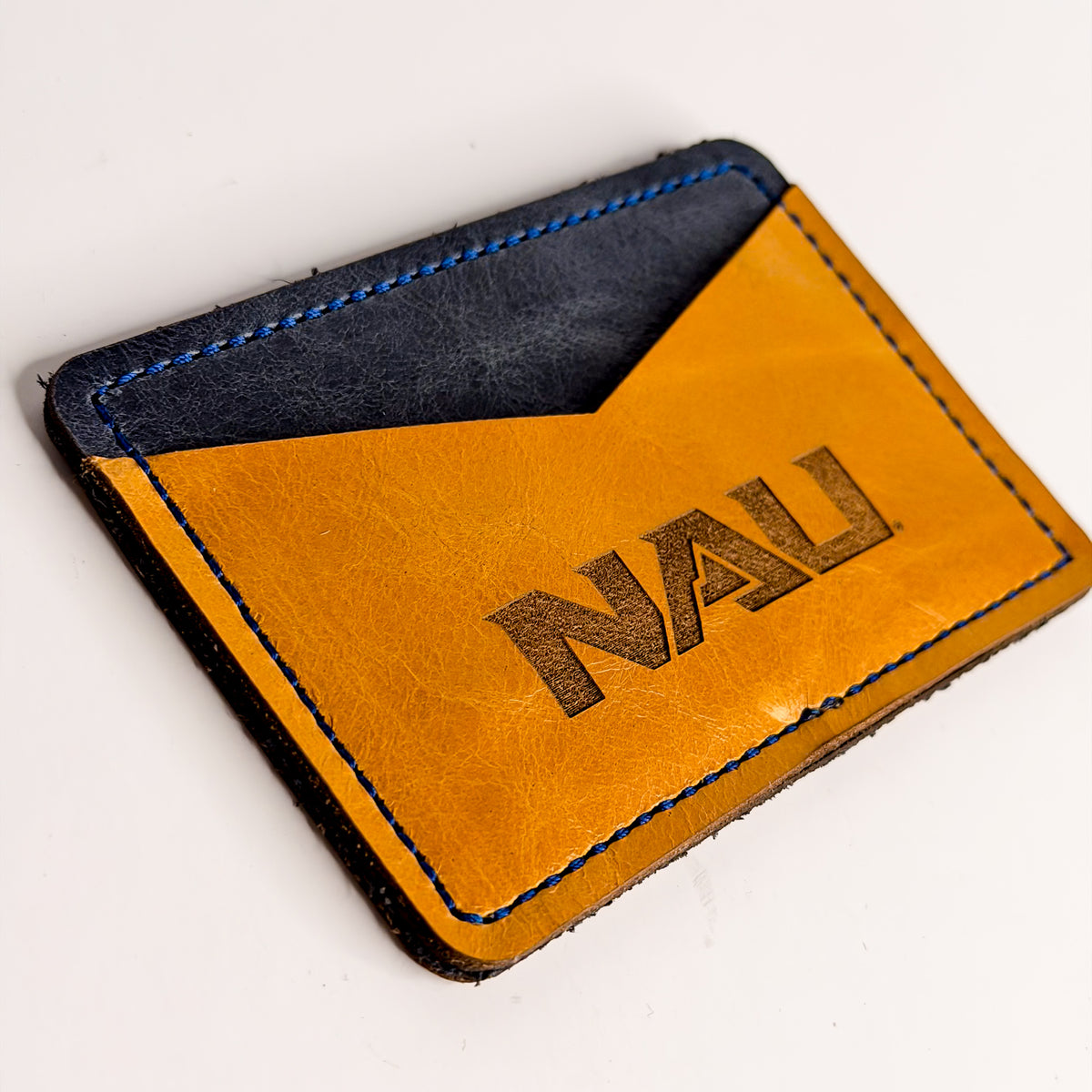 Northern Arizona University Collection | Card Holder | Mustard + Navy