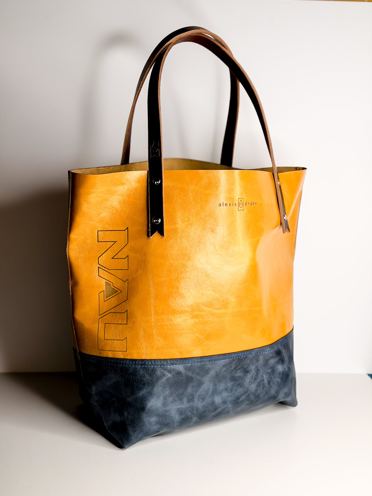 Northern Arizona University Collection | Market Tote | Mustard + Navy