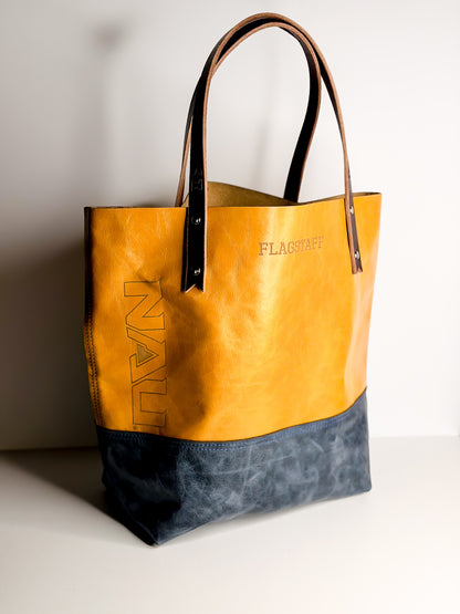 Northern Arizona University Collection | Market Tote | Mustard + Navy