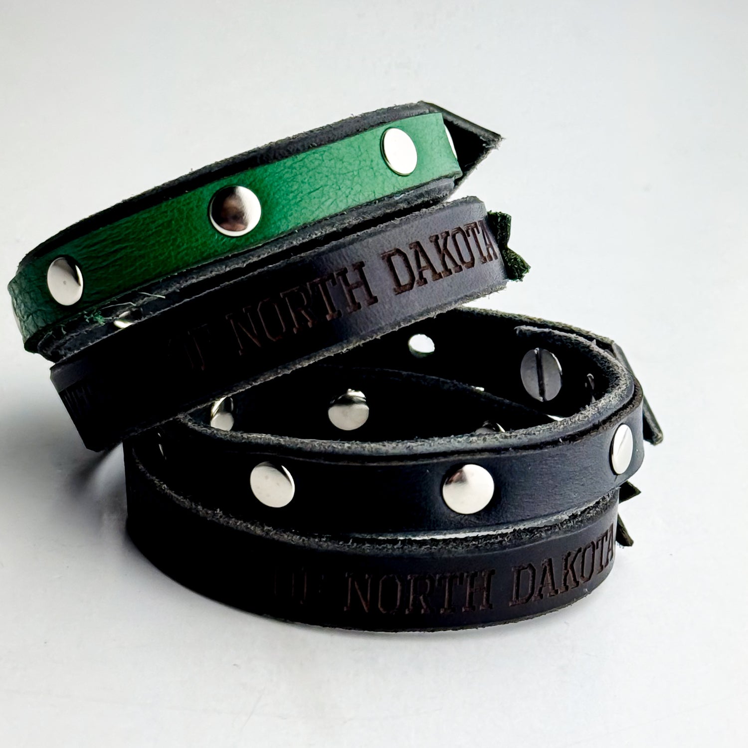 University of North Dakota | Jewelry | Leather Wrap Bracelet | Various