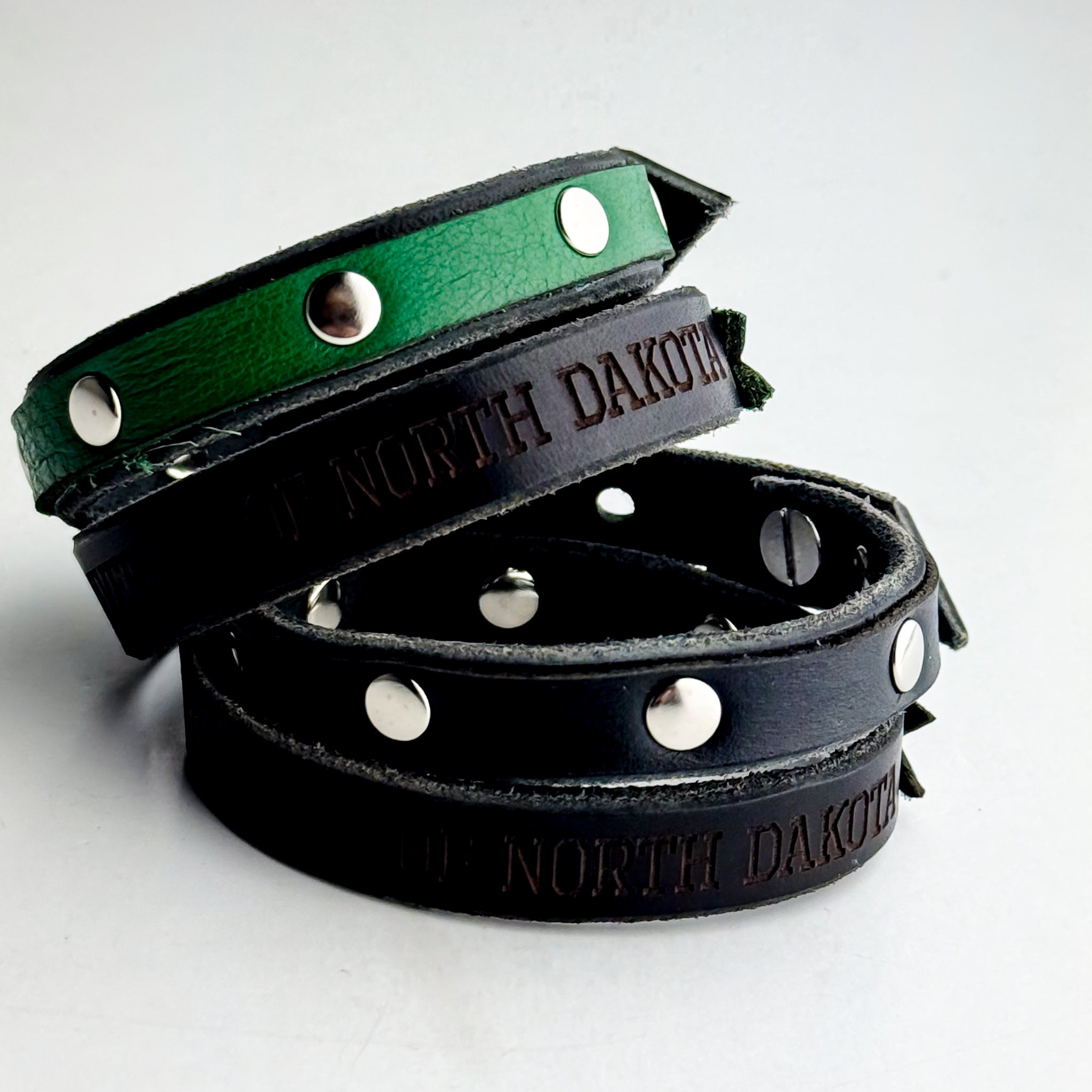 University of North Dakota | Jewelry | Leather Wrap Bracelet | Various