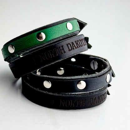 University of North Dakota | Jewelry | Leather Wrap Bracelet | Various