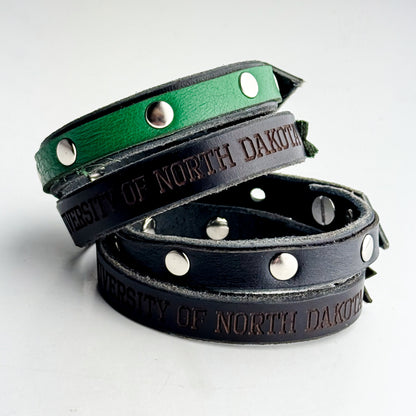 University of North Dakota | Jewelry | Leather Wrap Bracelet | Various
