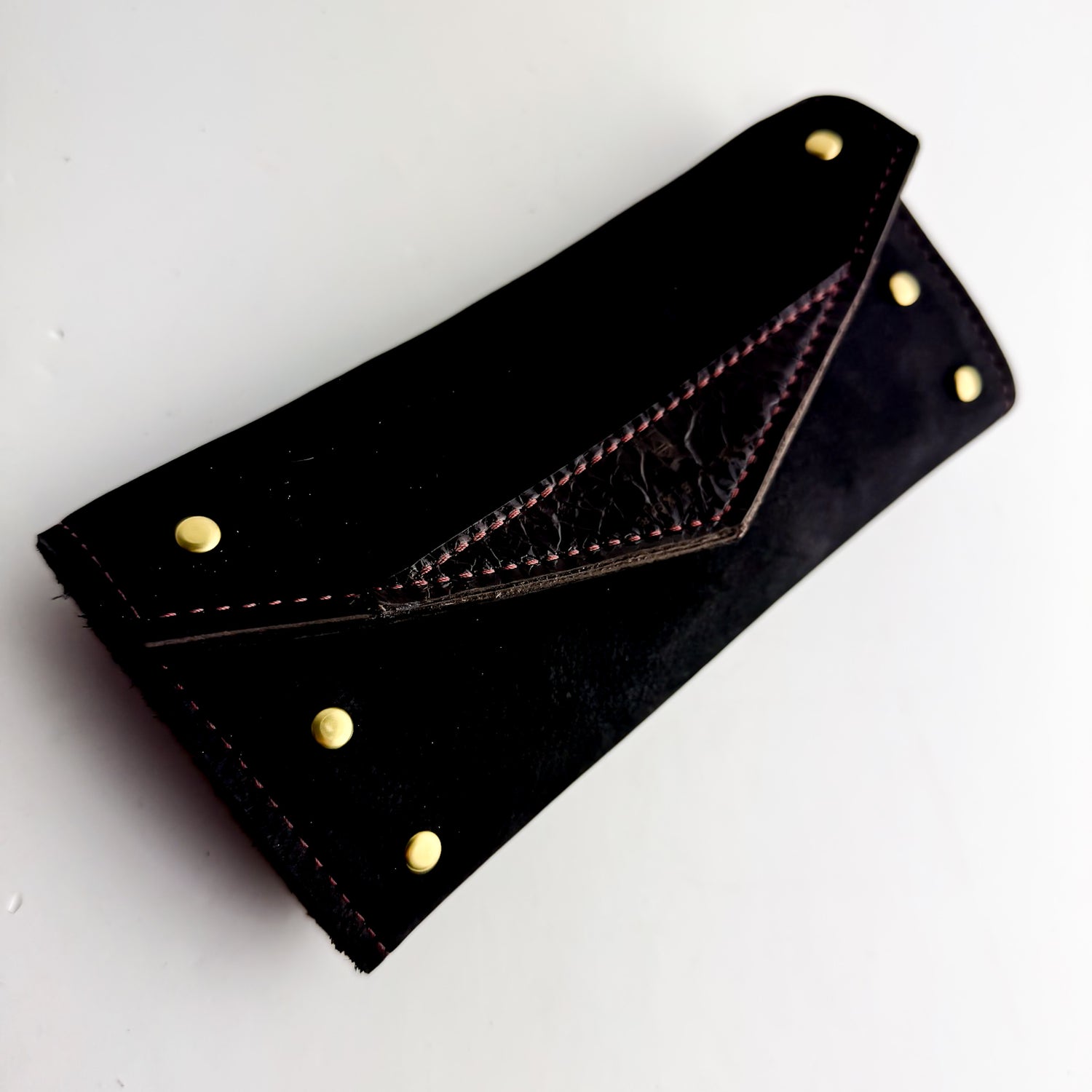 Midnight in Paris Collection | Genevieve Wallet | Noir Suede
